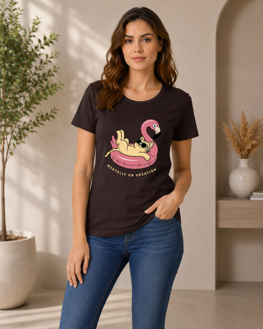 Women's Mentally on Vacation T-Shirt