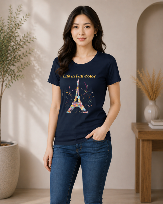 Women's Life In Full Color T-Shirt