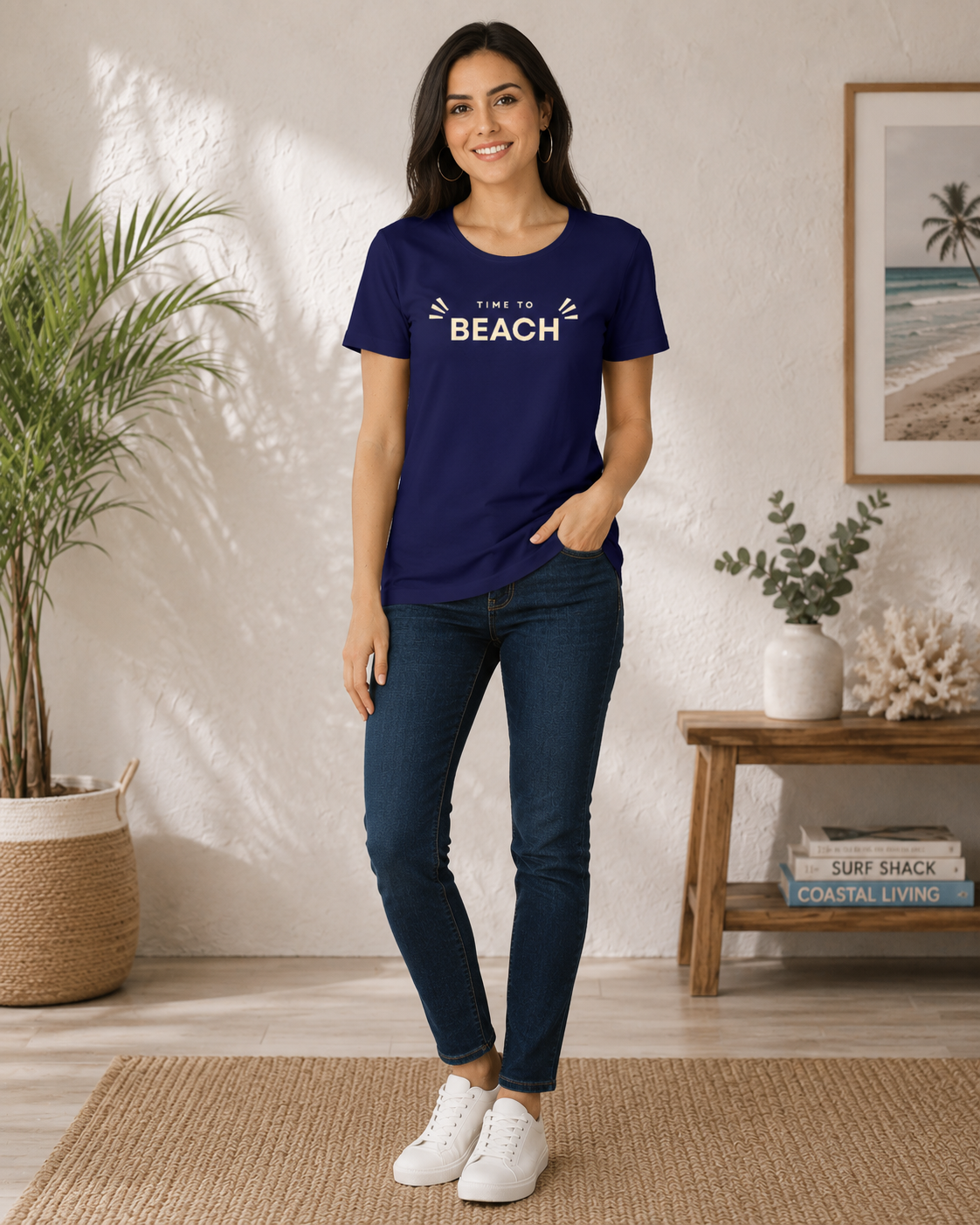 Women's Time To Beach T-Shirt