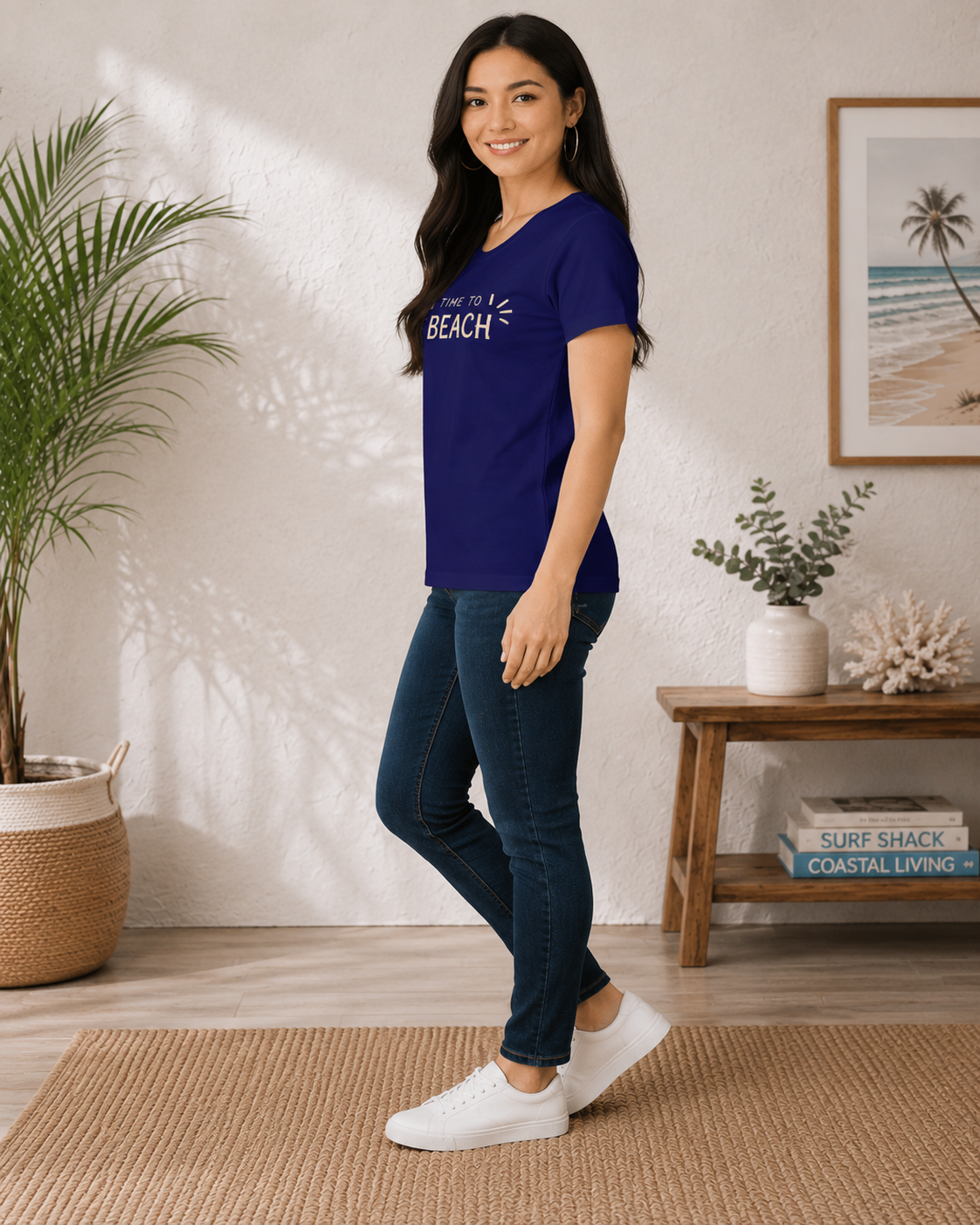 Women's Time To Beach T-Shirt