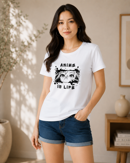 Women's Anime Is Life T-Shirt