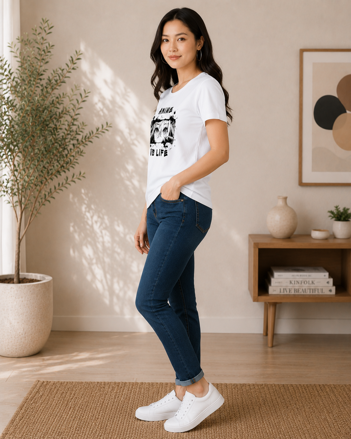 Women's Anime Is Life T-Shirt